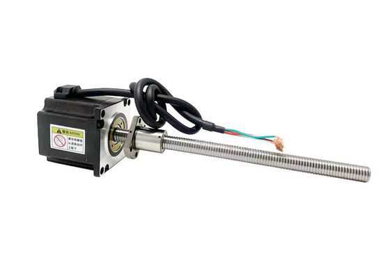 Nema 23 57 mm Hybride bol schroef stapmotor 1.8° staphoek 4 looddraden voor medische diagnostische apparatuur