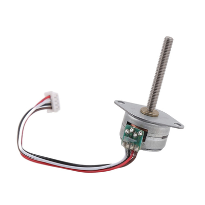 15 mm Micro Stepper Motor 2-fase 4-draad 18 graden permanente magneet met spiraal as