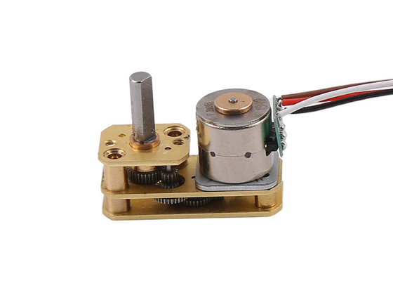 10 mm Worm Mini versnellingsmotor 5V horizontale rechthoek 2 fase