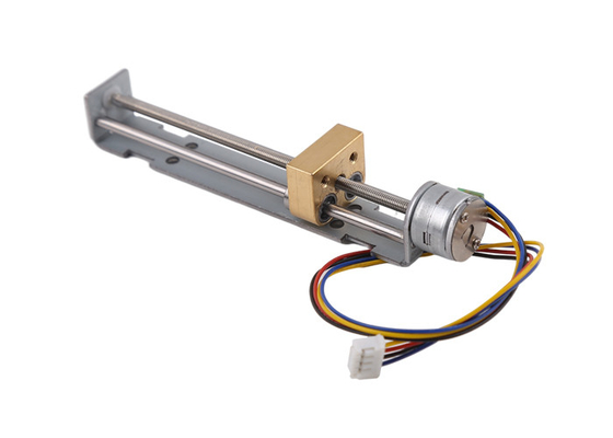 15mm Diameter Micro Slider Screw Length 90mm Micro Slider Stepper Motor Copper Slider With Bracket Linear Stepper Motor