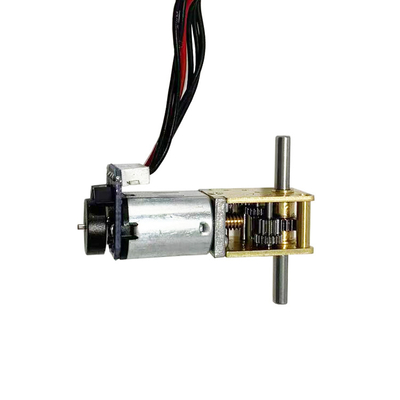 12 V borst DC versnellingsmotor met wormversnellingsbak voor elektrische deursloten