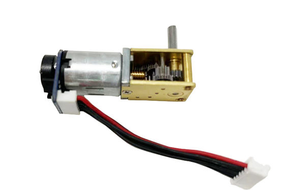 12mm Metalen haakse versnellingsbak met N20dc tandwielmotor 3v 6v 12v met encoder Kleine DC tandwielmotor voor elektronisch slot DC elektrische borstelmotor