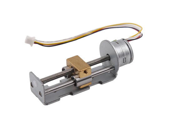 15mm 5VDC elektrische stapmotor met glijder M3 lood schroef 18 gradenStep hoek Bi-polaire 2-2 fase